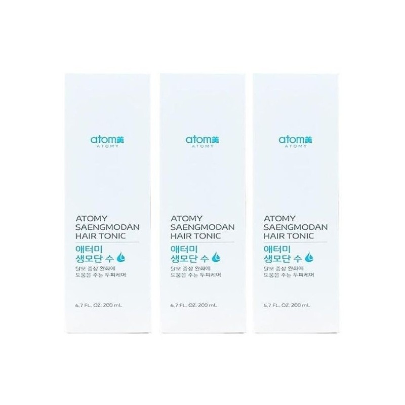 Atomy Raw Hair Dansu Atomy Liquid 200ml 3pcs Hair Tonic