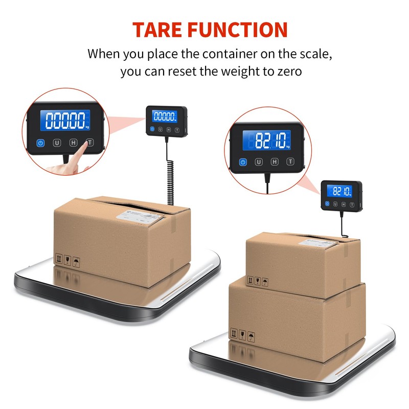 KKZ Shipping Scale, 440 LB Heavy Duty Postal Scale for