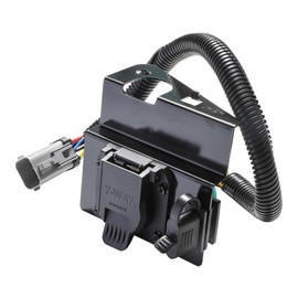 4 & 7 Pin Trailer Tow Wiring Harness Connector 2C3Z-13A576-DA Compatible with 2002-2004 Ford F250 F350 Super Duty