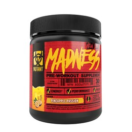 MUTANT Madness | Original Mutant Pre-Workout Powder| High-Intensity Workouts| 30 Serving | 225 g (.83 lb) | Pineapple Passion