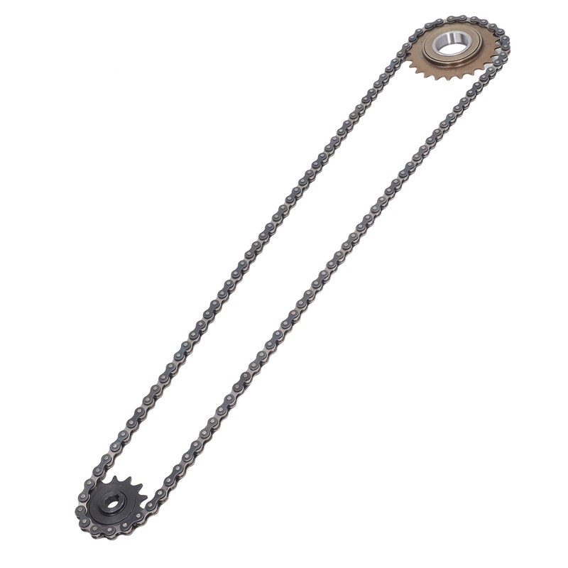 410 Chain Sprocket Kit Steel 114 Link Drive Chain with