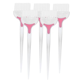 WOONEKY Home Salon Hair Dye Brush Set 5pcs Hair Tint Applicator Brush Oil Treatment Brush White