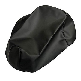 Suzuki Address 50/Tune (CA1CA) (2-Stroke) Seat Cover, Made in Japan (Thick Fabric), PVC Leather [Fabric Color: Black/Piping] Replacement Type (Refill) CHRIS-SCH3001-C10