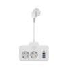 Double Plug for Socket, Power Strip, Distribution Socket Wall Mounted