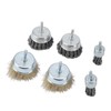 6 Pcs Drill Wire Brush Multi Functional Wire Cup Brush