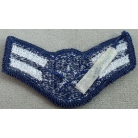 US Air Force Vintage Small Sleeve Rank Insignia Airman 1st Class 3" ME New Pair