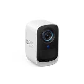 eufy Security eufyCam S300 3C, Überwachungskamera aussen, 4K kabellose Überwachungskamera mit Gesichtserkennung und K.I, Farbige Nachtsicht, Erweiterbarer Speicher auf 16TB(Generalüberholt)