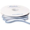 Ribbli Dusty Blue Velvet Ribbon 3/8 Inches Continuous 25 Yard