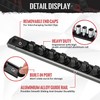 Reniteco Magnetic Socket Organizer, 3-Piece Heavty Duty Aluminum Socket Holder,