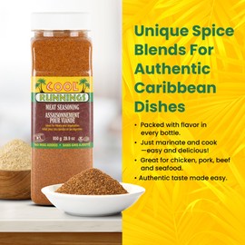 Cool Runnings USA Meat Seasoning 850g - Robust and Flavorful Blend for Marinating, Roasting, and Grilling Beef, Pork, Lamb and Chicken