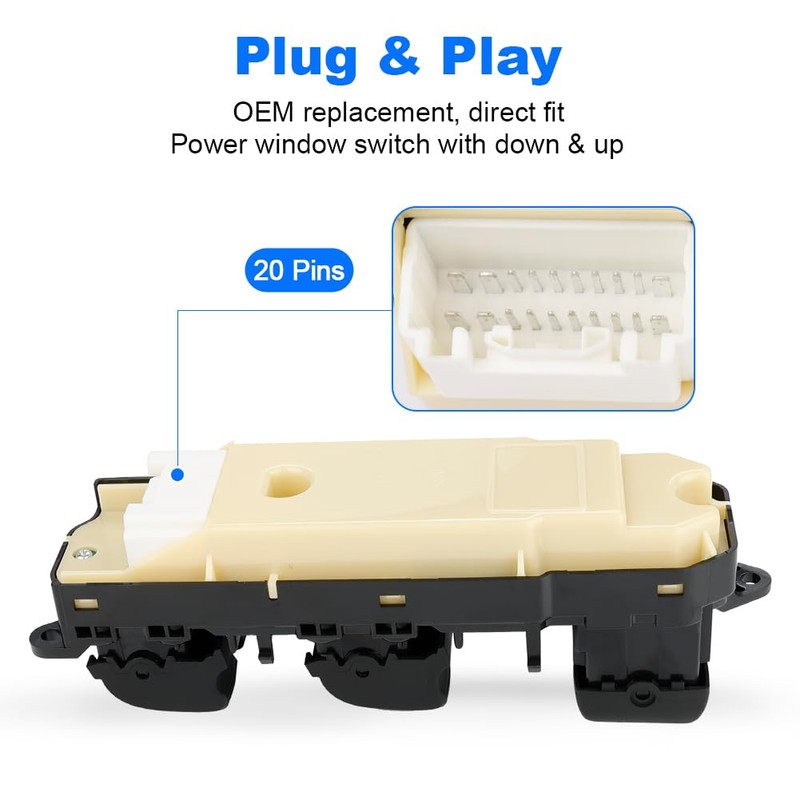 WMPHE Power Master Window Switch Compatible with Lexus ES300 V6