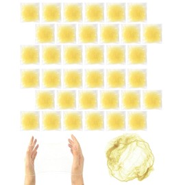 TPZORJX Pack of 35 Hair Nets - Hair Nets Bun Invisible Hair Nets Invisible Elastic Edge Mesh for Hair Nets Ballet for Children, Girls, Women Hair Donut (Gold)