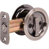 Stone Harbor Hardware Round Pocket Door Lock, Privacy Function, 2-3/8"