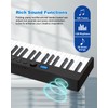 OYAYO Folding Piano Keyboard 88 Key, Portable Piano Keyboard with