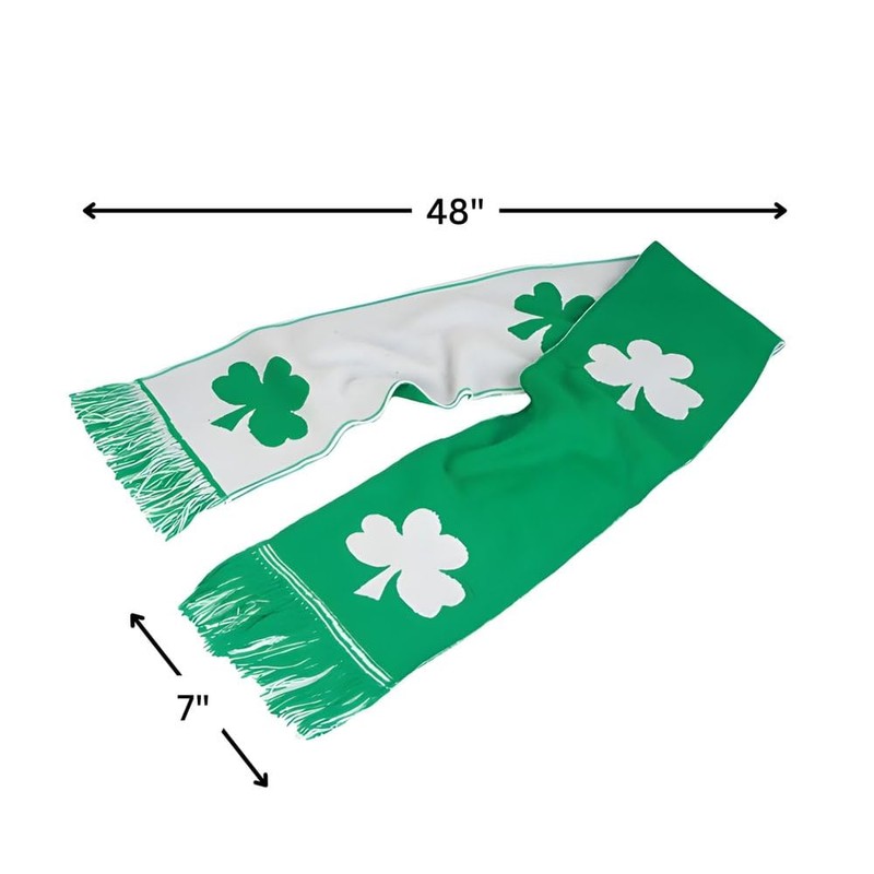 48"X 7" Shamrock Scarf