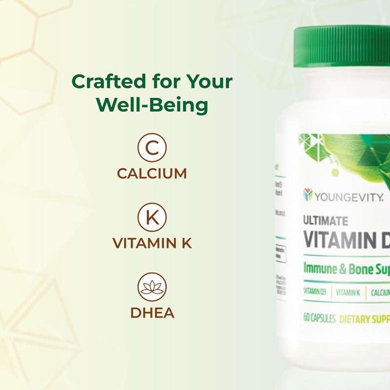 Youngevity Ultimate Vitamin D3 5000 IU with K2 – High-Potency