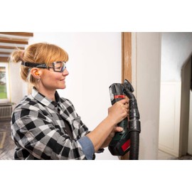 wolfcraft 4934000 Professional Safety Glasses with Strap with Headband Protection Level 2 UV Protection Anti-Fog Scratch-Resistant for Intensive Work