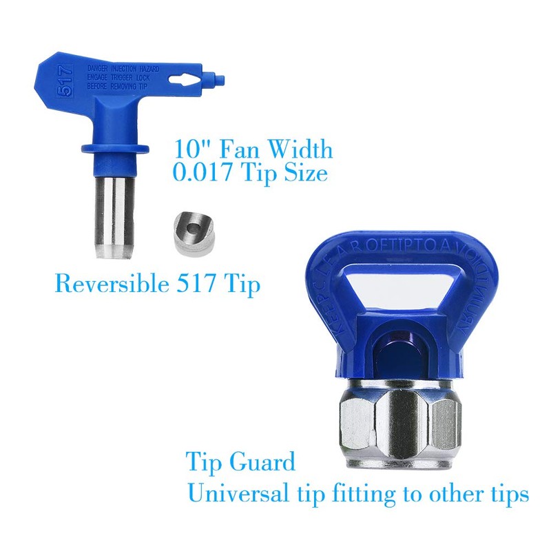 FUNTECK Airless Spray Gun and Hose Kit with 8” Extension