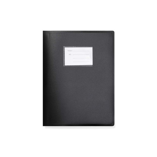Arpan A4 flexicover 62 Pockets 124/Sides Pocket Display Book Presentation Folder - Flexible Cover (Black)