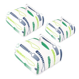 GREENADSCAPE 3pcs Aluminum Foil Cloth Insulation Cover Food Protector for Outdoors Kitchen Food Protector Food Table Cover Kitchen Food Cover Food Protection Cover Food Net Cover Food Covers