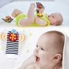 8Pcs Baby Wrist Rattle Foot Finder Socks Infant Developmental Sensory