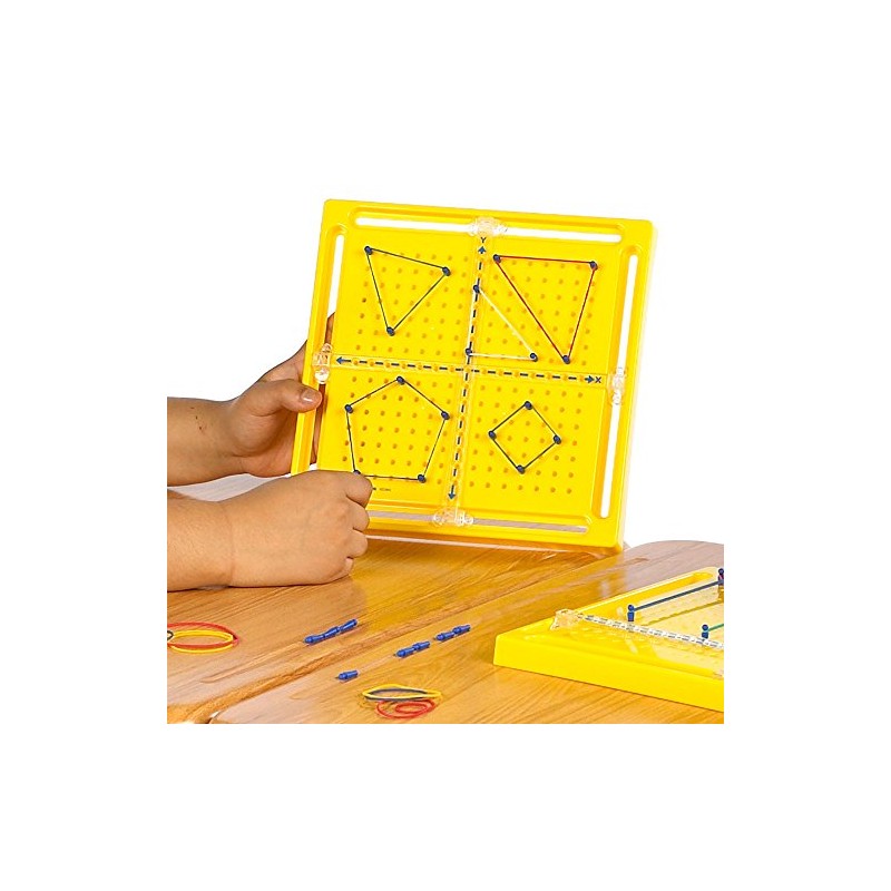 EAI Education X-Y Coordinate Geoboard: Set of 6