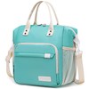 TuErCao Preppy Lunch Box for Women Aesthetic Insulated Lunch Bag