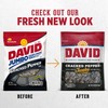 DAVID Roasted and Salted Cracked Pepper Jumbo Sunflower Seeds, Keto