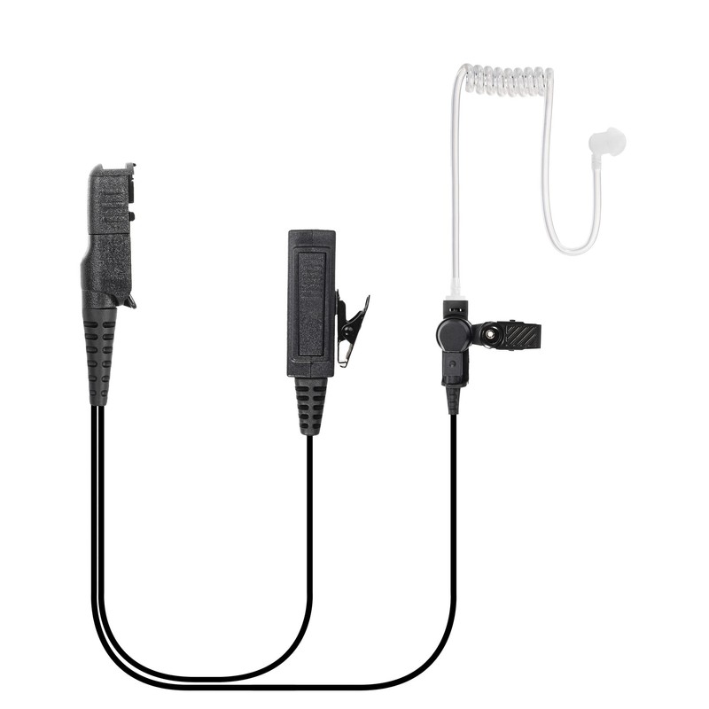 Hoornie Radio Headset Compatible with Motorola | Kevlar Reinforced Cable