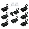 8PCS Self-Closing Latch - Spring Door Lock - Door Latch