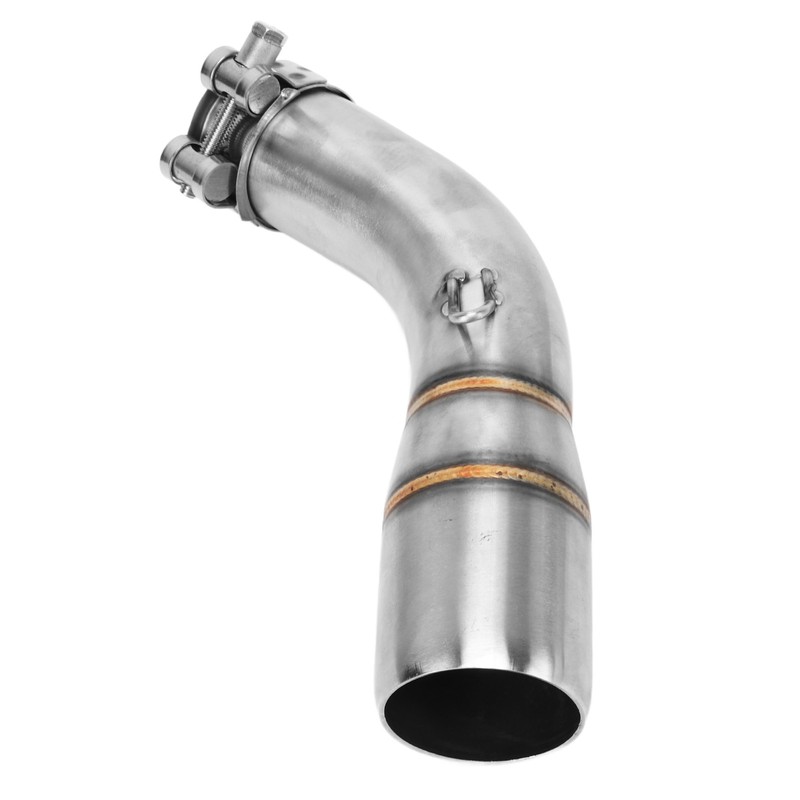 Motorcycle Exhaust Middle Pipe Rustproof Heat Resistant Low Noise Replacement
