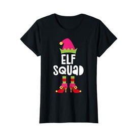 Elf Squad T-Shirt Matching Girl Christmas Elf Shirt T-Shirt