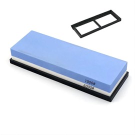 Piedras Afiladoras Japonesas, Doble Cara para Afilar Con Base Antideslizante para Cuchillos de Cocina, Cuchillos de Caza y Tijeras（1000/6000