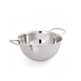 Kerafactum Schüssel Rührschüssel Backschüssel Schlagkessel Schneeschlagkessel - Edelstahl Ø 20 cm