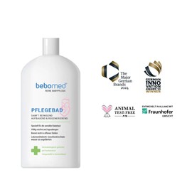 bebomed® Care Bath 525 ml Gentle Care of Baby Skin – Even with Existing Allergies | Particularly Skin-friendly and Completely Irritation-Free