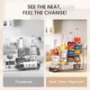 mustry Coffee Syrup Rack for Coffee Bar Accessories, Coffee Syrup