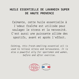 Super Lavender Essential Oil from Haute Provence Organic - MY COSMETIK - 10ml