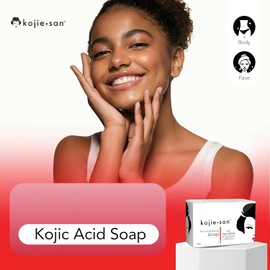 Kojie San Skin Brightening Soap - Original Kojic Acid Soap for Face & Body - Cosmetic Soap for Beautifully Fresh Skin (135g Bar)