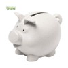 eBuyGB Bamboo Fibre Money Box Eco Friendly Piggy Bank,White,10 x