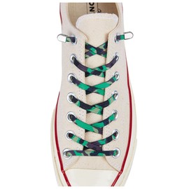 No Tie Elastic Shoe Laces-Elastic Shoelaces for Adults and Kids-Elastic No Tie Shoelaces, Number 013-green Camo, X-Large