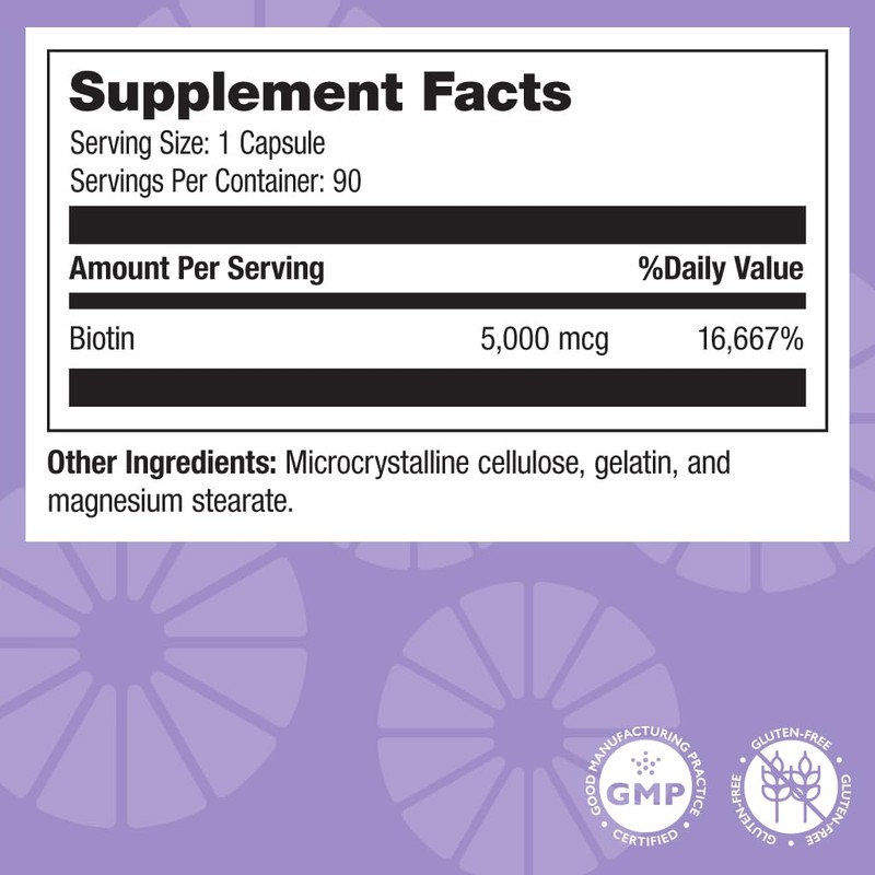 Celebrate Biotin 5,000 mcg - 90 Count