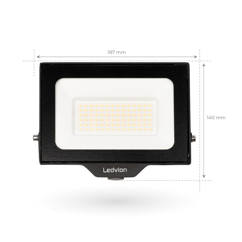 Ledvion LED Spotlight with 0.5 m Cable, 50 Watt Osram
