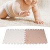 10pcs Plush Foam Floor Mat Washable Interlocking Carpet Tiles Cuttable
