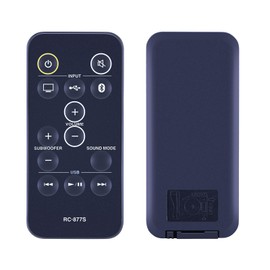 New RC-877S Soundbar Remote Control Replacement for Onkyo Audio Video Sound Bar System 24140877 LS-T10 LS-B50 LSB50 LST10 RC877 RC877S Remote Controller