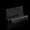 Teensery Clear Acrylic Wallet Display Stand Holder Purse Display Riser