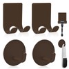 Diesisa Razor Holder for Shower + Adhesive Wall Hooks, Premium