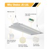 JC-LGL LED Linear High Bay Light, 130W 19500LM High Bay