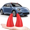 1Pair Car Roof Decoration Devil's Horns Stickers Creative Fun Wacky