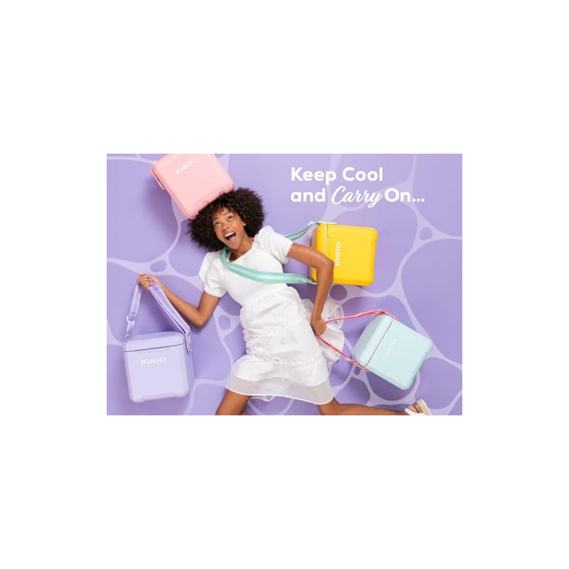 Igloo Apricot 11 Qt Tag-Along Too Strapped Picnic Style Cooler