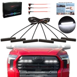 Grill Led Lights for vehicles 2022 2023 2024 Toyota Tundra Front Grille rapt0r Lights For 2007 2008-2012 2013-2021 Tundra Trd pro grills light accessories 6pcs/set (TY-tundra-W)